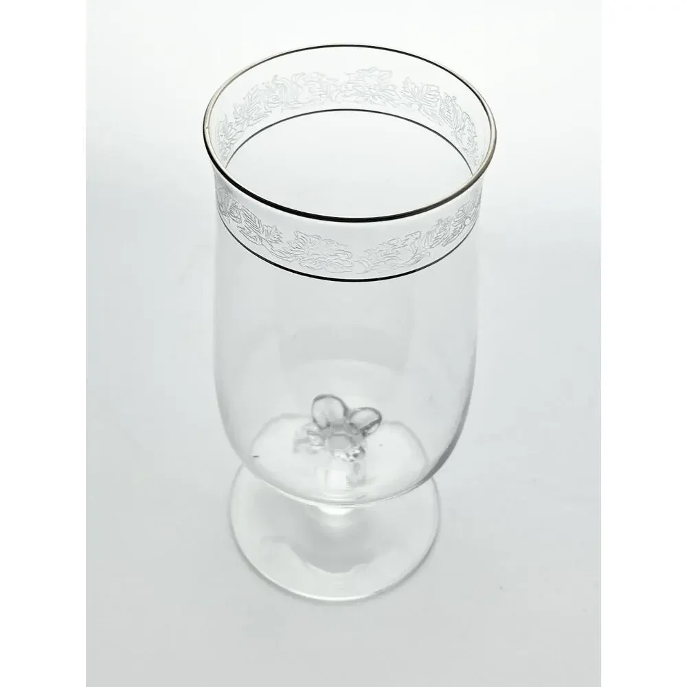 Lenox “Moonspun” Set of 5 Iced Tea Glasses 6 3/8” 15oz Signed
